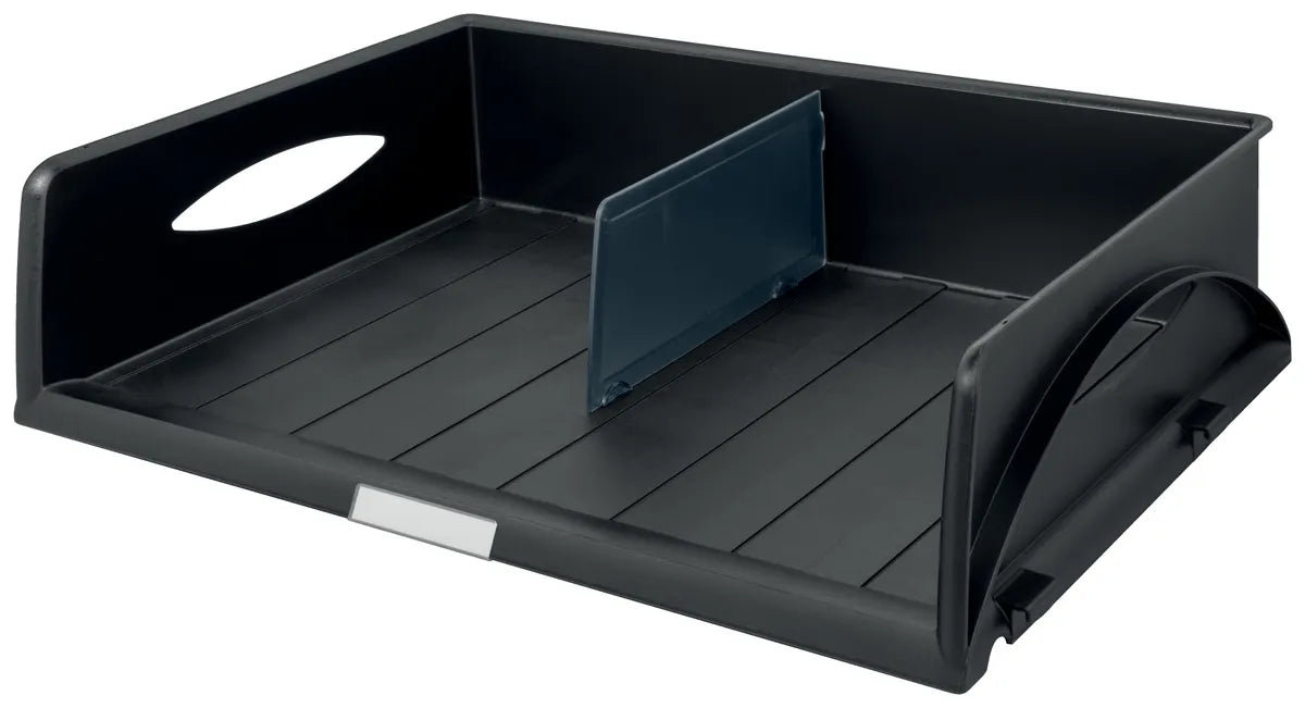 Leitz Sorty / 52320095 Briefablage schwarz (Querformat A3 mit Trennwand)