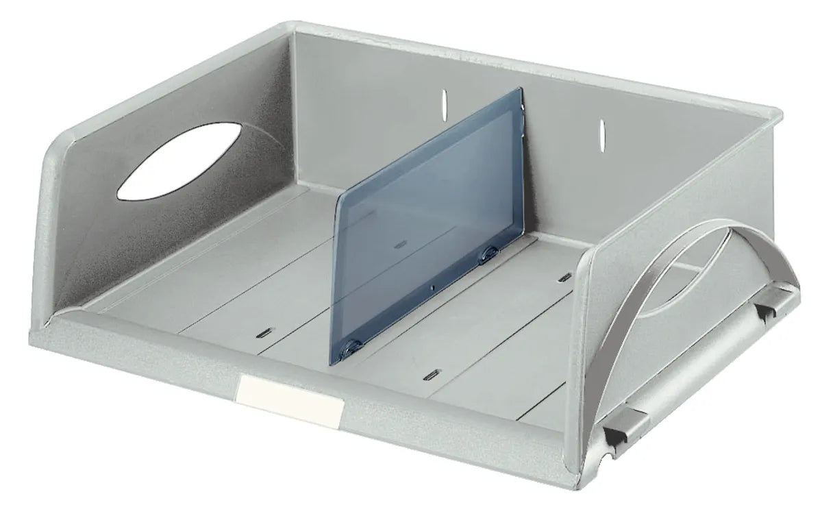 Leitz Sorty / 52300085 Briefablage grau (Querformat A4 Maxi mit Trennwand)