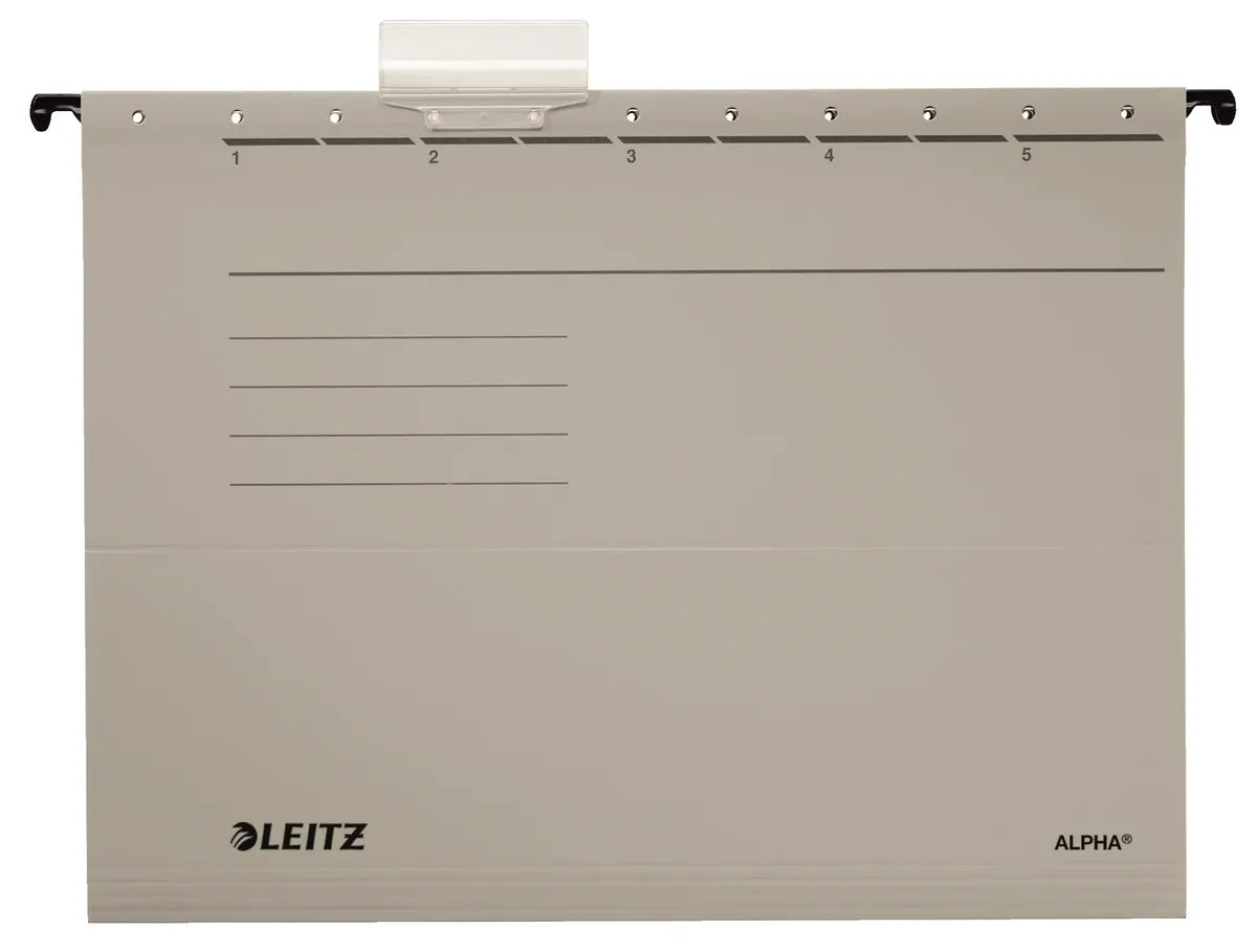 Leitz Alpha / 19853085 Hängemappe  grau (5 Stück)