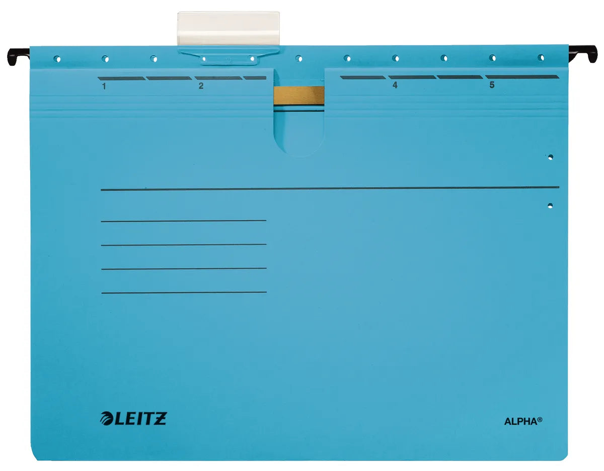 Leitz Alpha / 19843035 Hängehefter  blau (5 Stück)