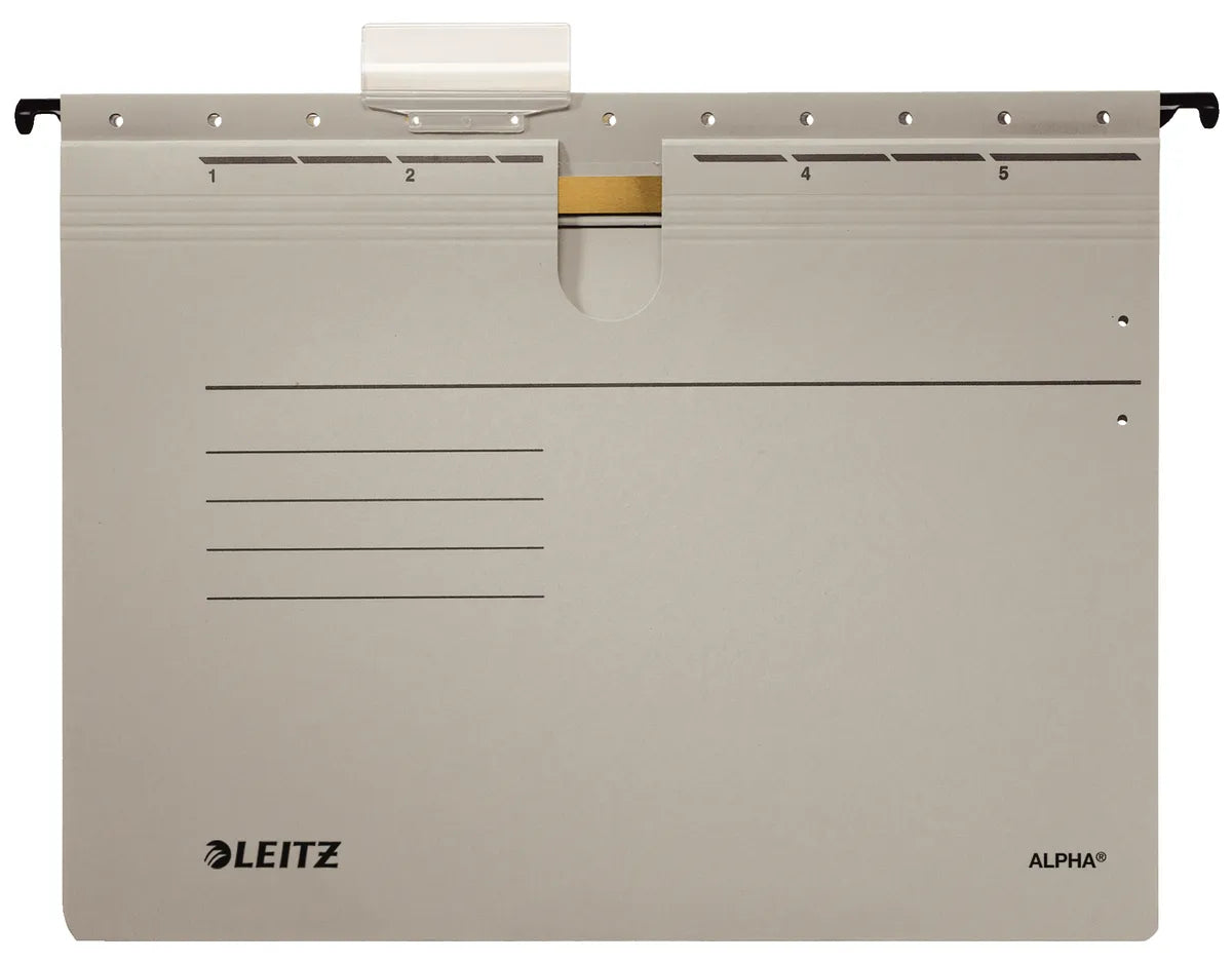 Leitz Alpha / 19843085 Hängehefter  grau (5 Stück)