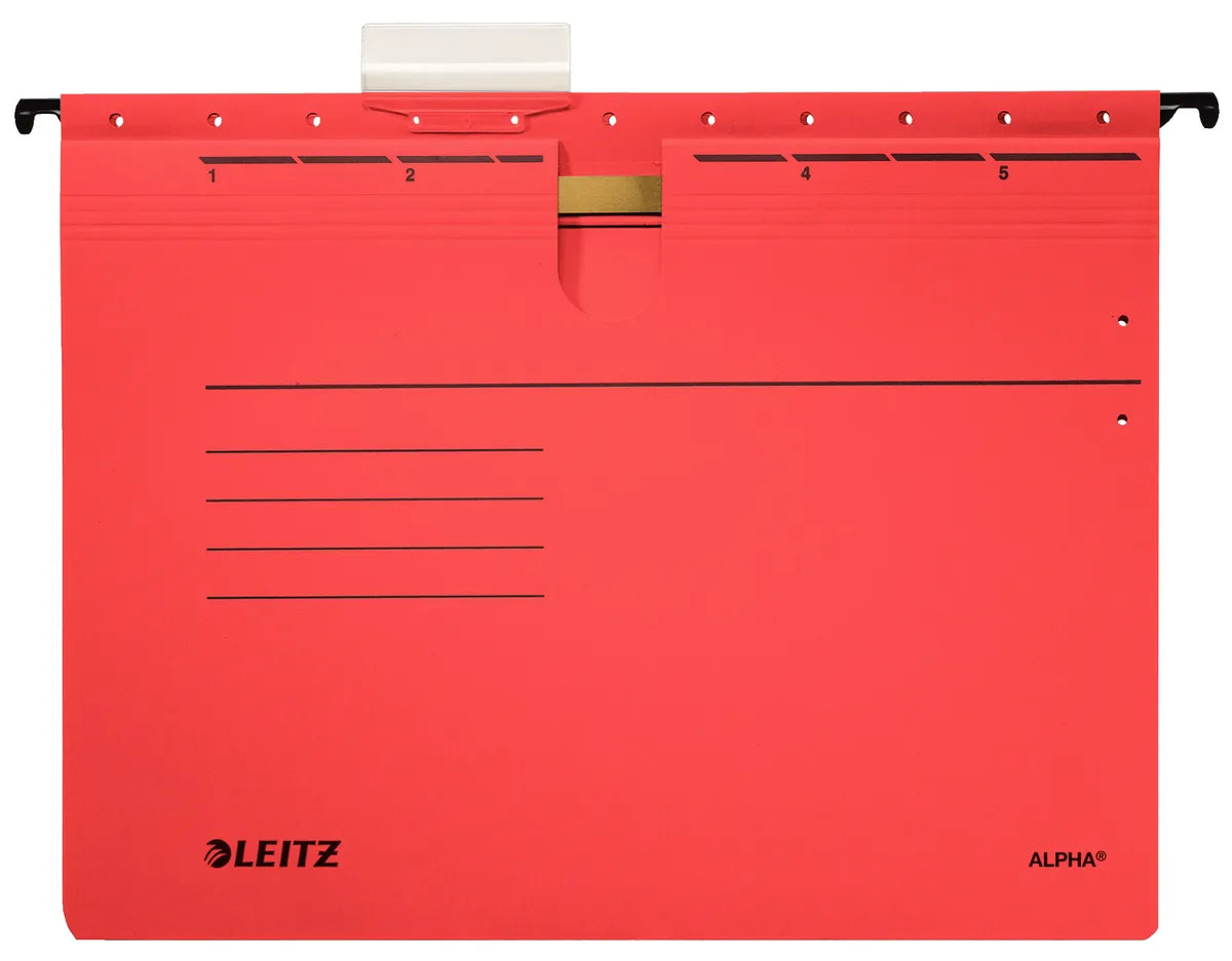 Leitz Alpha / 19843025 Hängehefter  rot (5 Stück)