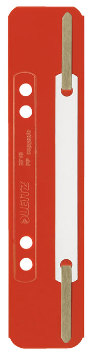 Leitz 37100025 Einhänge-Heftstreifen  rot (250 Stück)
