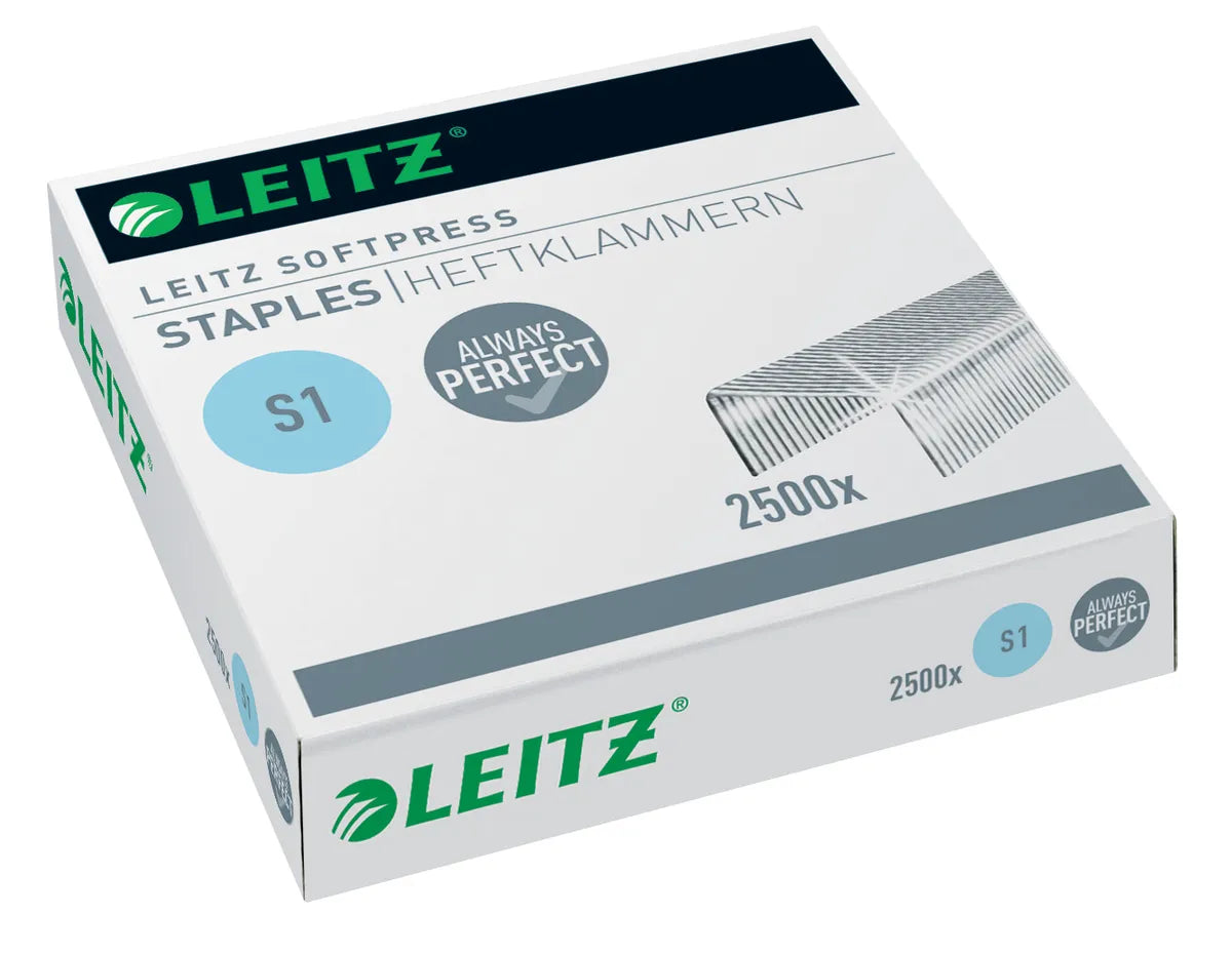 Leitz Softpress S1 / 54970000 Hefklammern   (2500 Stück)