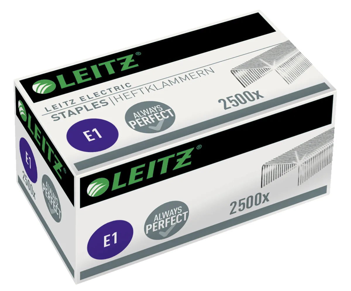 Leitz Electric E1 / 55680000 Hefklammern   (2500 Stück) (für Elektrisches Heftgerät 5532, 5566)