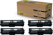 green gecko Toner Sparset kompatibel zu HP 44A / CF244A schwarz (4 Stück)