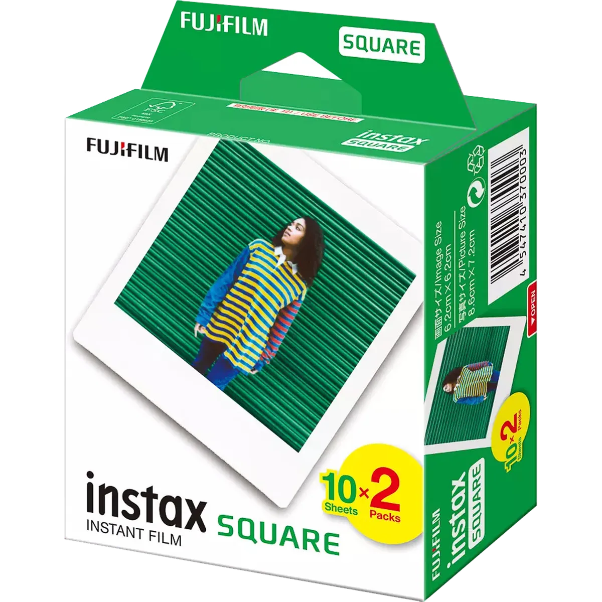 Fujifilm 16921634 / instax square instant Film (2 x 10 Aufnahmen)