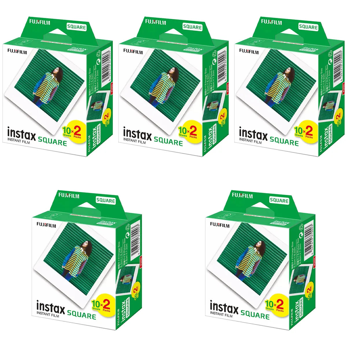 Fujifilm instax square instant Film (10 x 10 Aufnahmen)