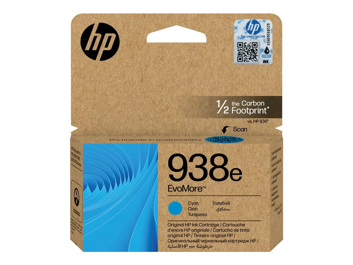 HP 938e / 4S6X9PE Tinte cyan