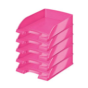 Leitz WOW Briefablage Standard DIN A4 pink Hochglanz - 52263023