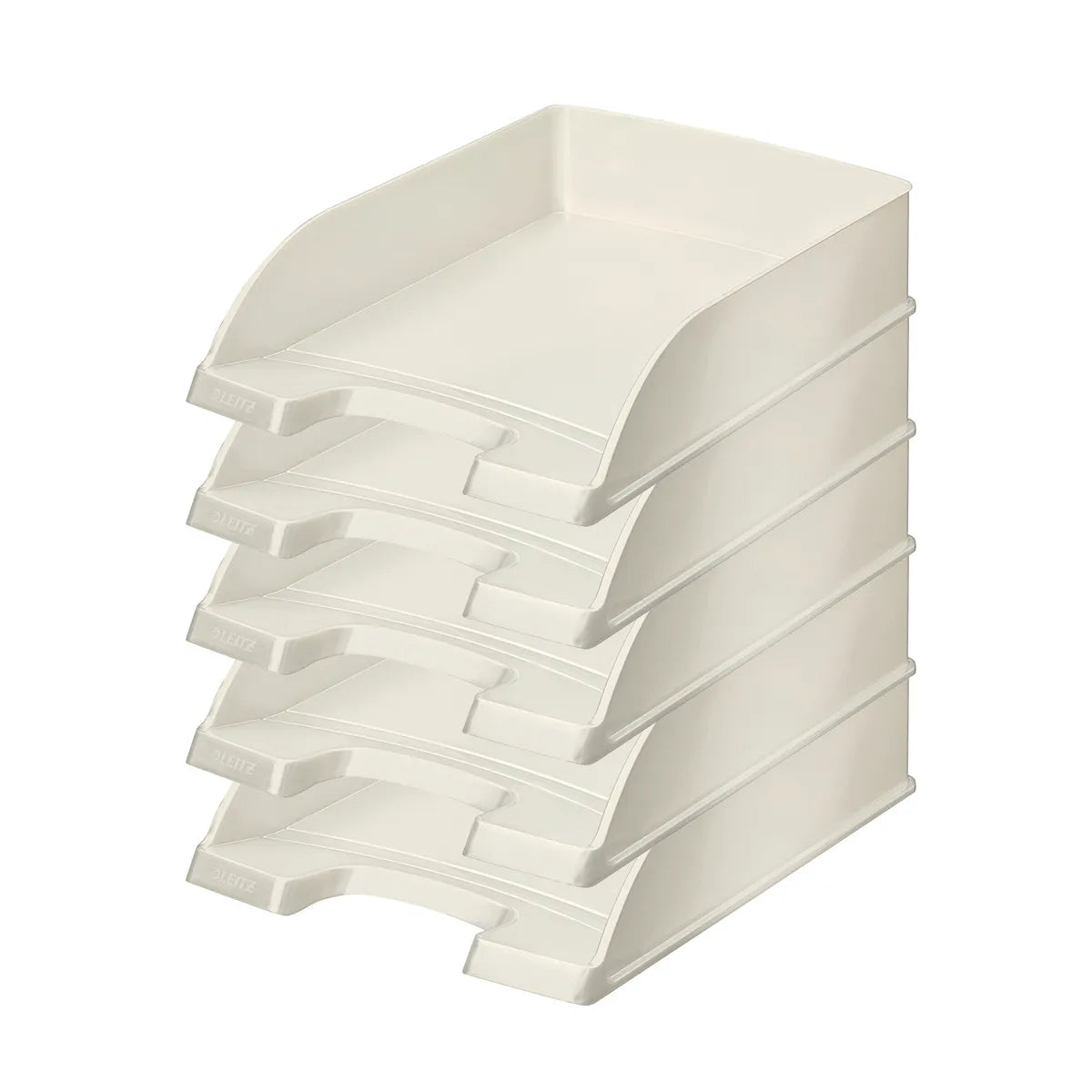 Leitz WOW Briefablage Standard DIN A4 weiß Hochglanz - 52263001