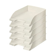 Leitz WOW Briefablage Standard DIN A4 weiß Hochglanz - 52263001