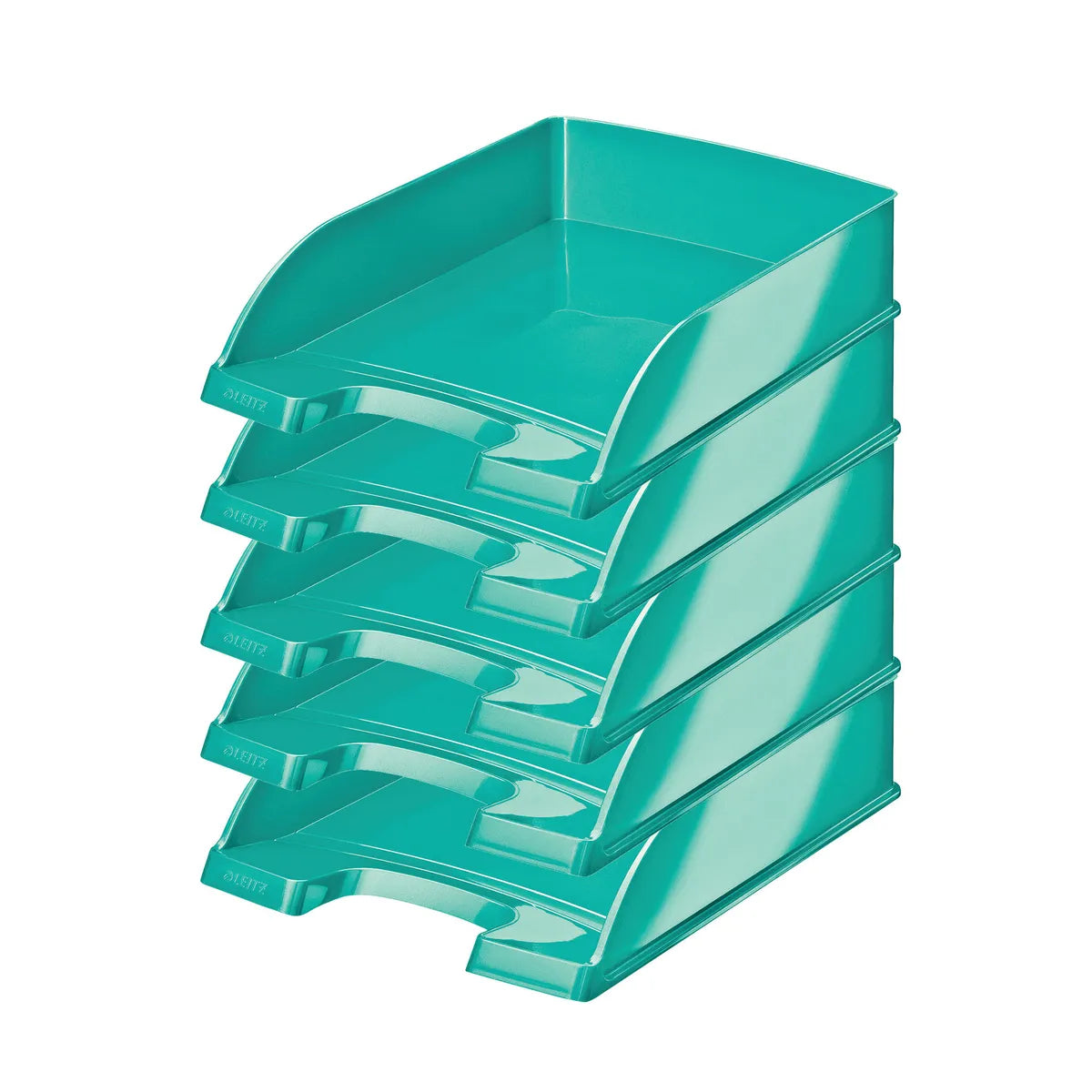Leitz WOW Briefablage Standard DIN A4 eisblau Hochglanz - 52263051