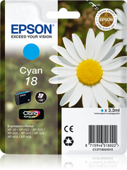 Epson 18 / T1802 / C13T18024012 / C13T18024022 Tinte cyan