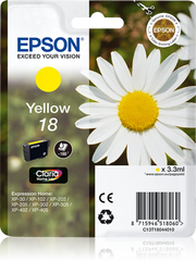 Epson 18 / T1804 / C13T18044012 / C13T18044022 Tinte gelb