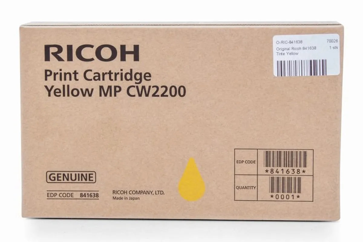 Ricoh 841638 / 841723 Tinte gelb