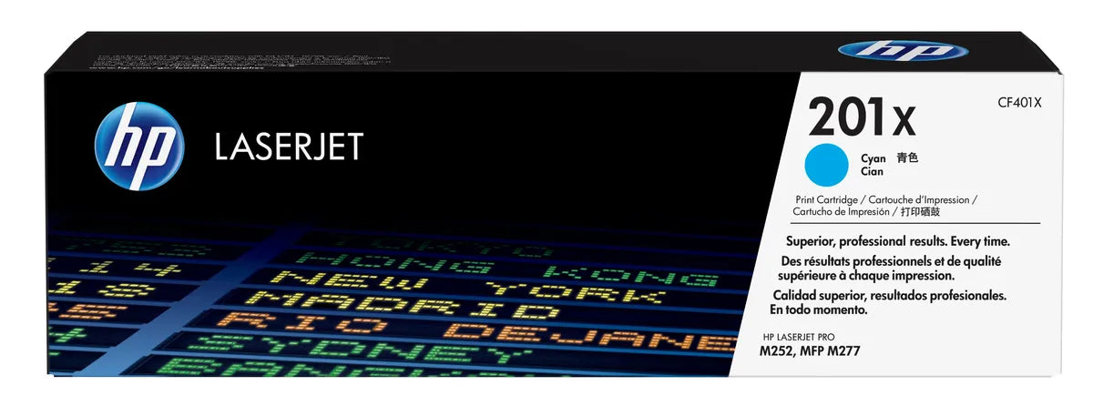 HP 201X / CF401X Toner cyan