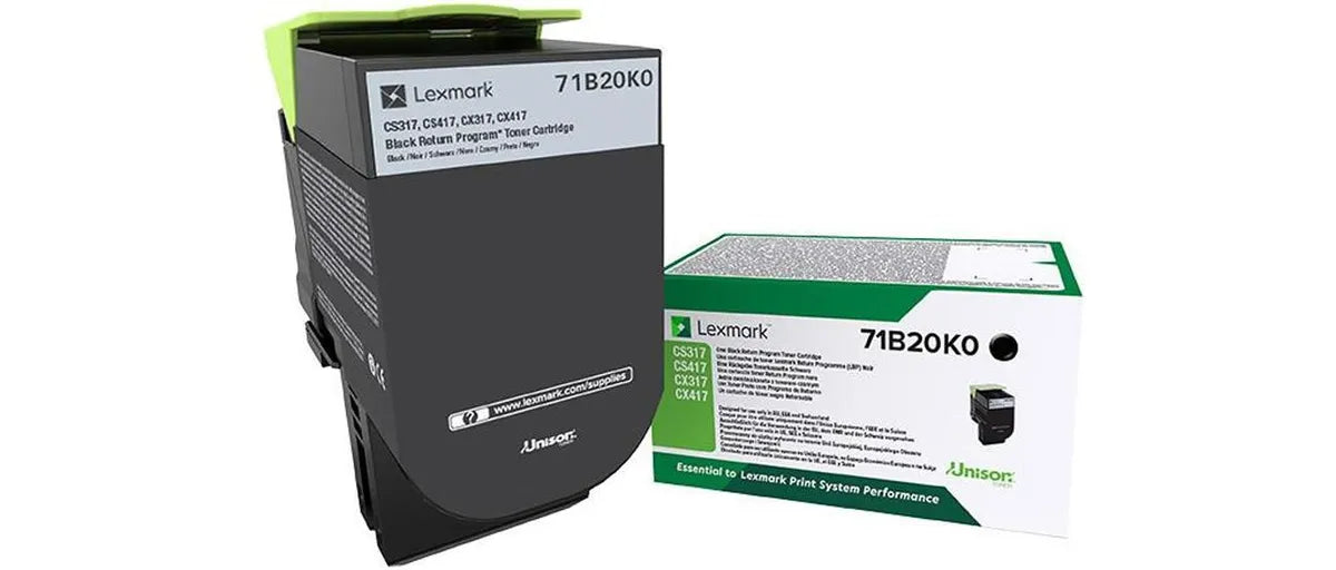 Lexmark 71B20K0 / 071B20K0 Toner schwarz