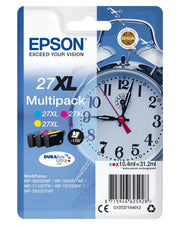 Epson 27XL / T2715 / C13T27154012 / C13T27154022 / C13T27154510 Tinten Sparset cyan, magenta, gelb (3 Stück)