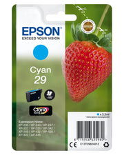 Epson 29 / T2982 / C13T29824012 / C13T29824022 Tinte cyan