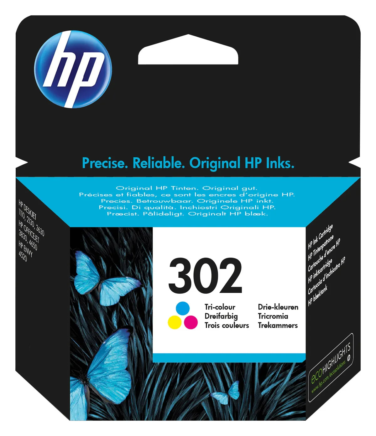 HP 302 / F6U65AE Tinte color