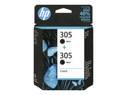 HP 305 / 6ZD18AE Tinten Doppelpack schwarz (2 Stück)