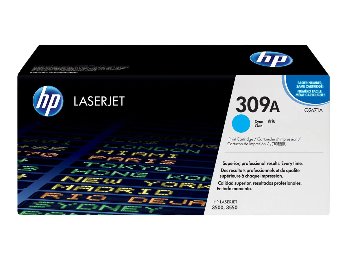 HP 309A / Q2671A Toner cyan