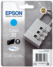 Epson 35 / T3582 / C13T35824010 / C13T35824020 Tinte cyan