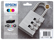 Epson 35 / T3586 / C13T35864010 / C13T35864020 Tinten Sparset schwarz, cyan, magenta, gelb (4 Stück)