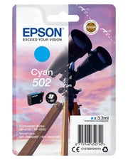 Epson 502 / T02V2 / C13T02V24010 / C13T02V24020 Tinte cyan