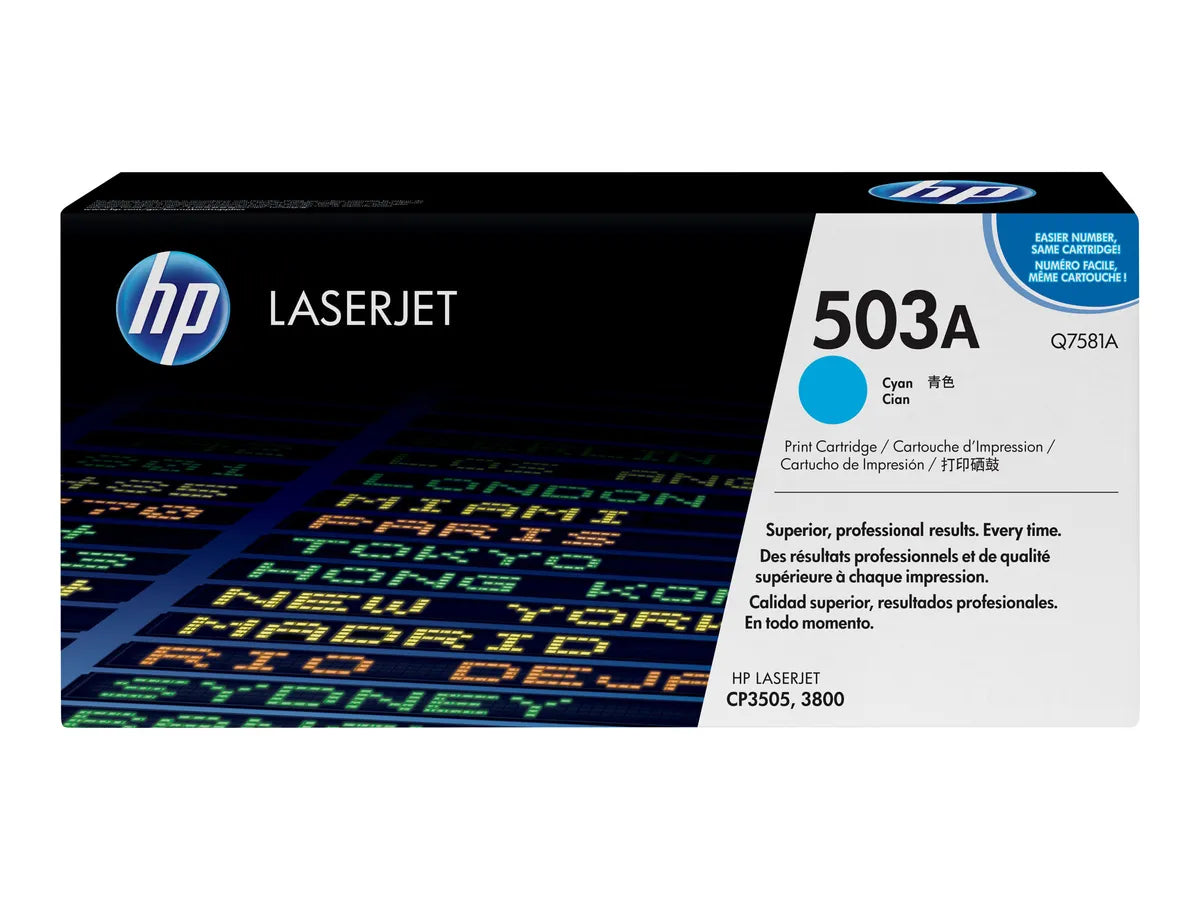 HP 503A / Q7581A Toner cyan