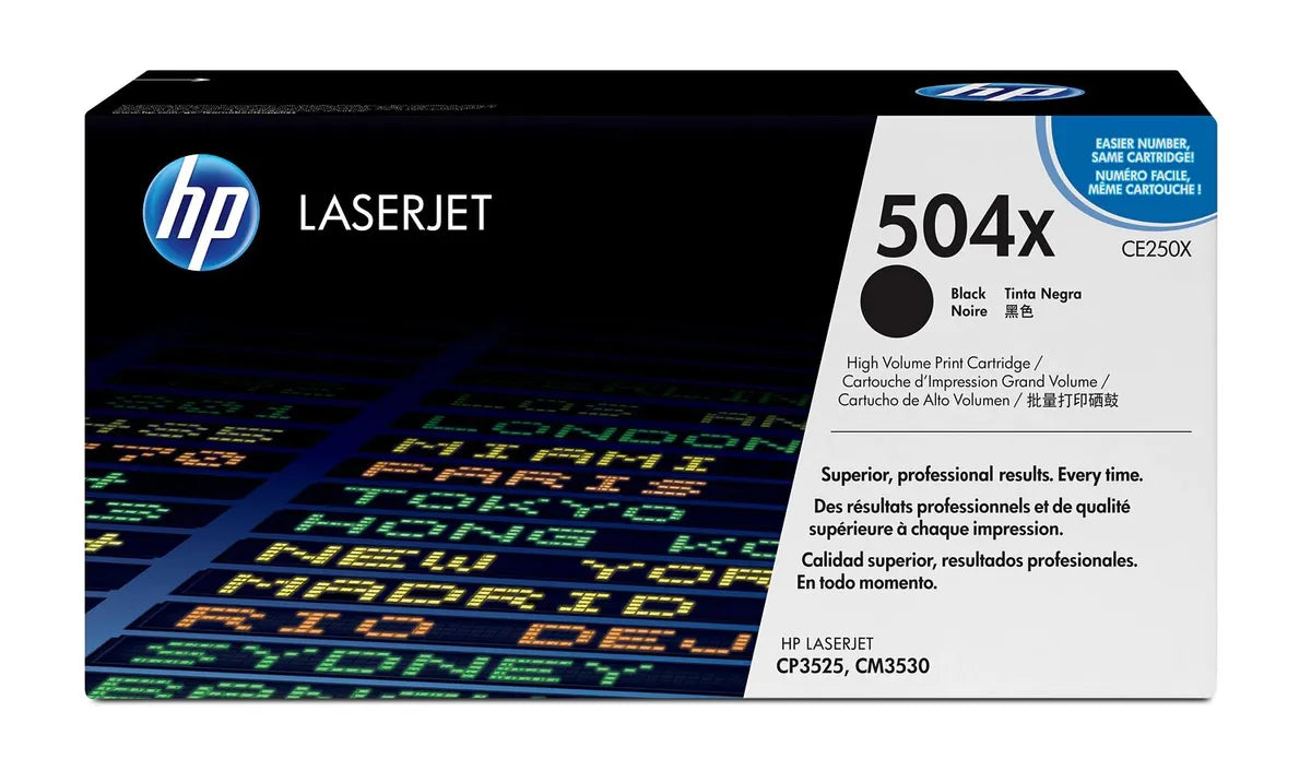 HP 504X / CE250X Toner schwarz