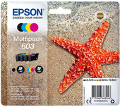 Epson 603 / T03U6 / C13T03U64010 / C13T03U64020 / C13T03U64510 Tinten Sparset schwarz, cyan, magenta, gelb (4 Stück)
