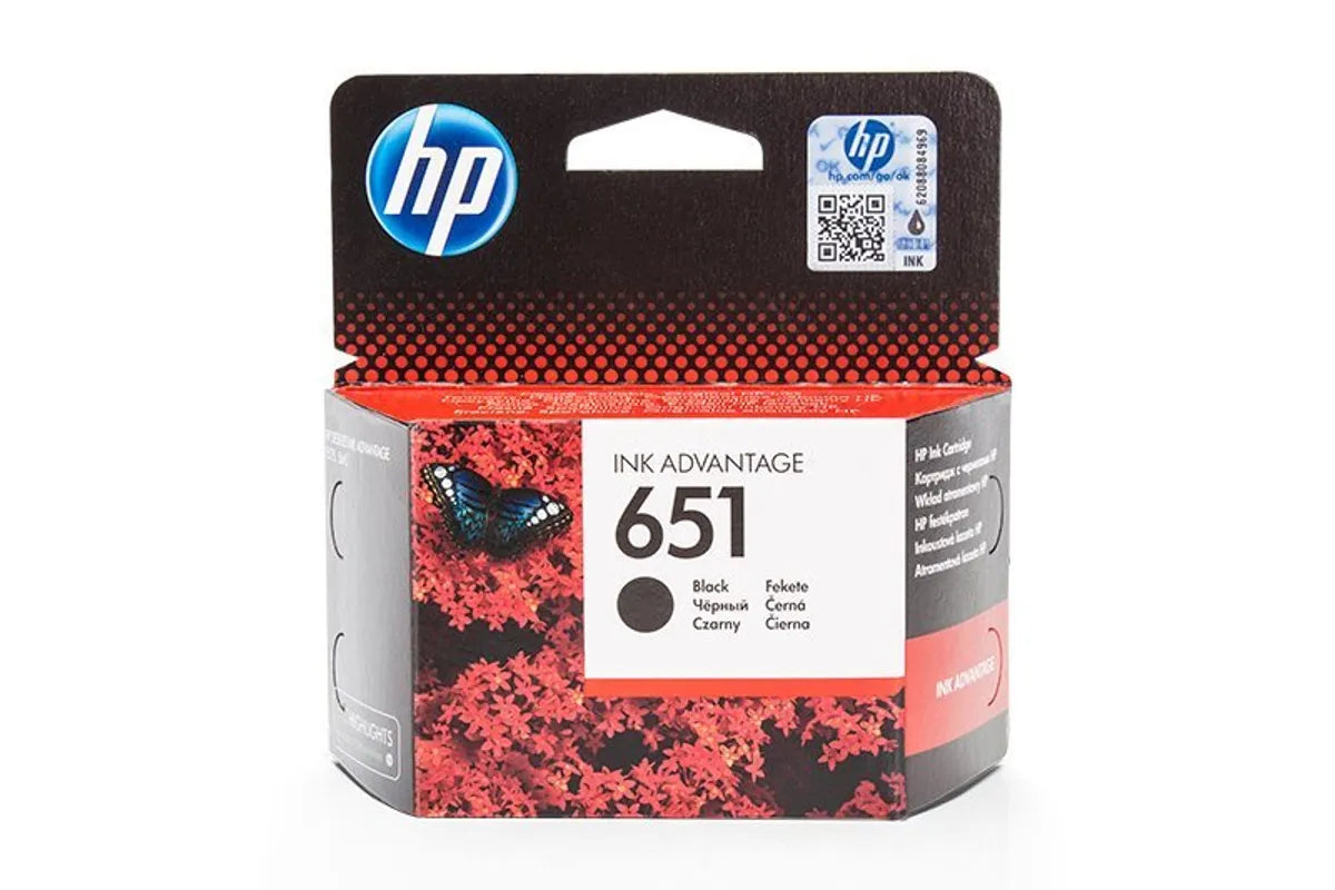 HP 651 / C2P10AE Tinte schwarz