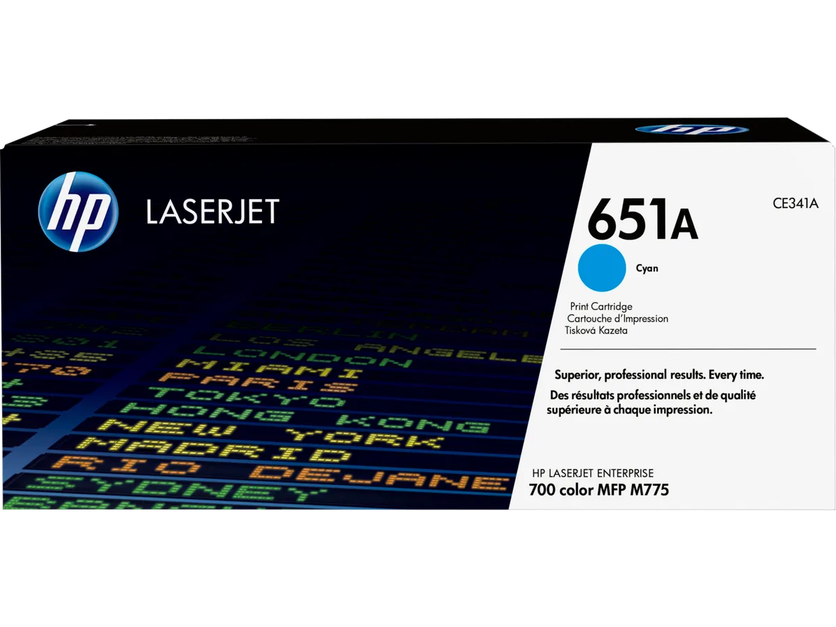 HP 651A / CE341A Toner cyan