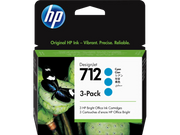HP 712 / 3ED77A Tinten Sparset cyan (3 Stück)