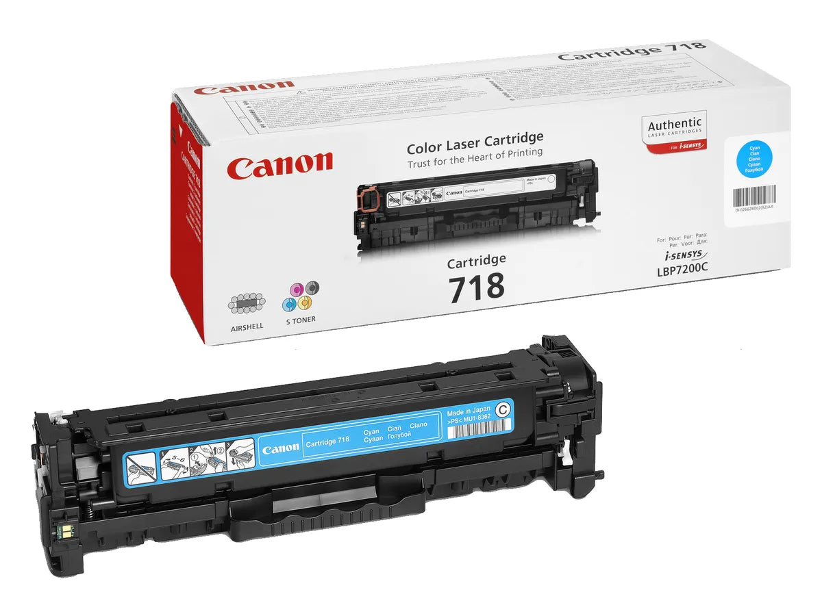 Canon 718 / 2661B002 / 2661B014 Toner cyan