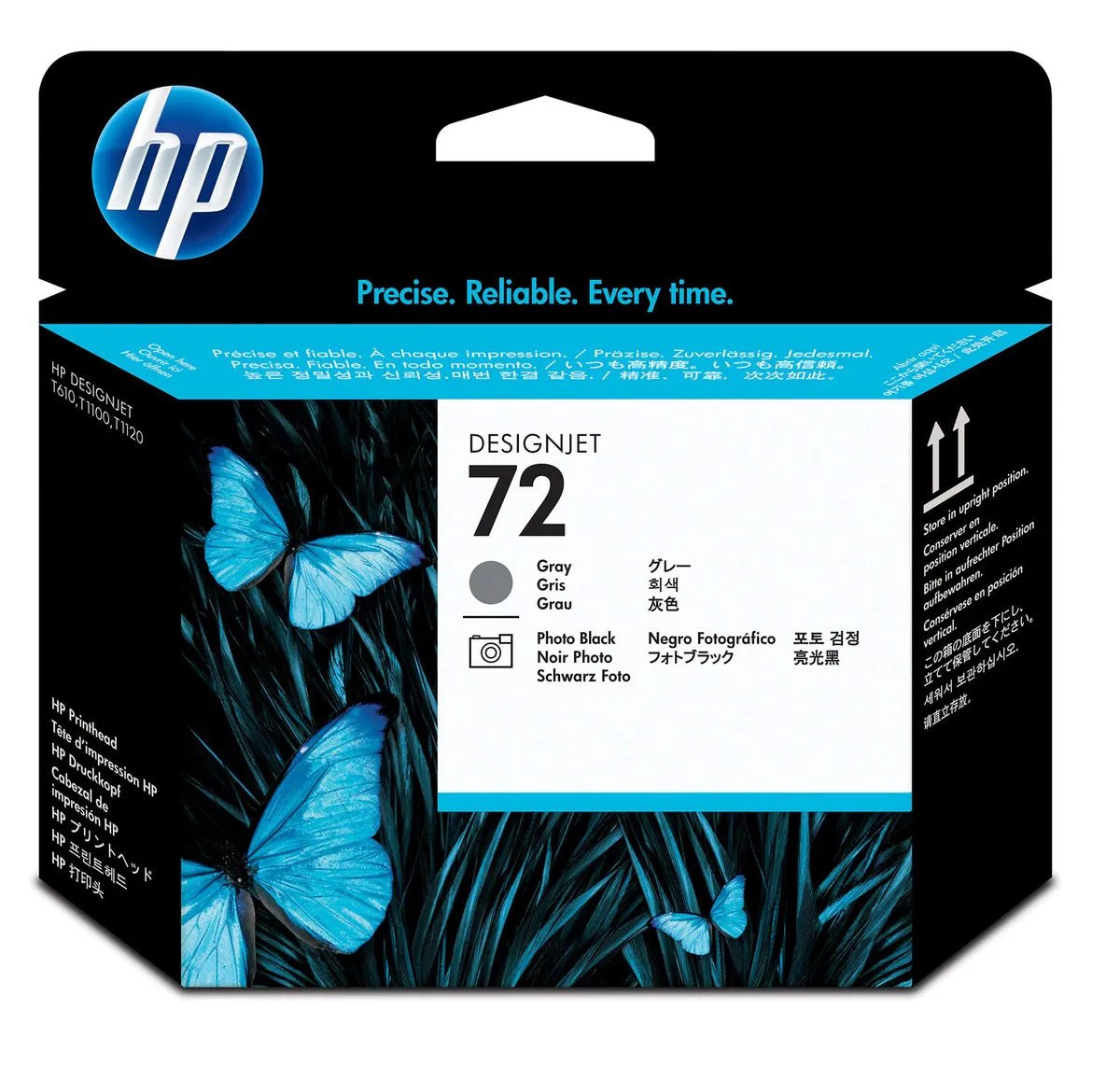 HP 72 / C9380A Druckkopf schwarz, grau