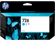 HP 728 / F9J67A Tinte cyan