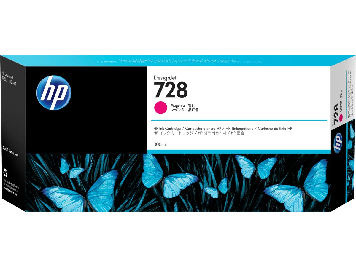 HP 728 / F9K16A Tinte magenta