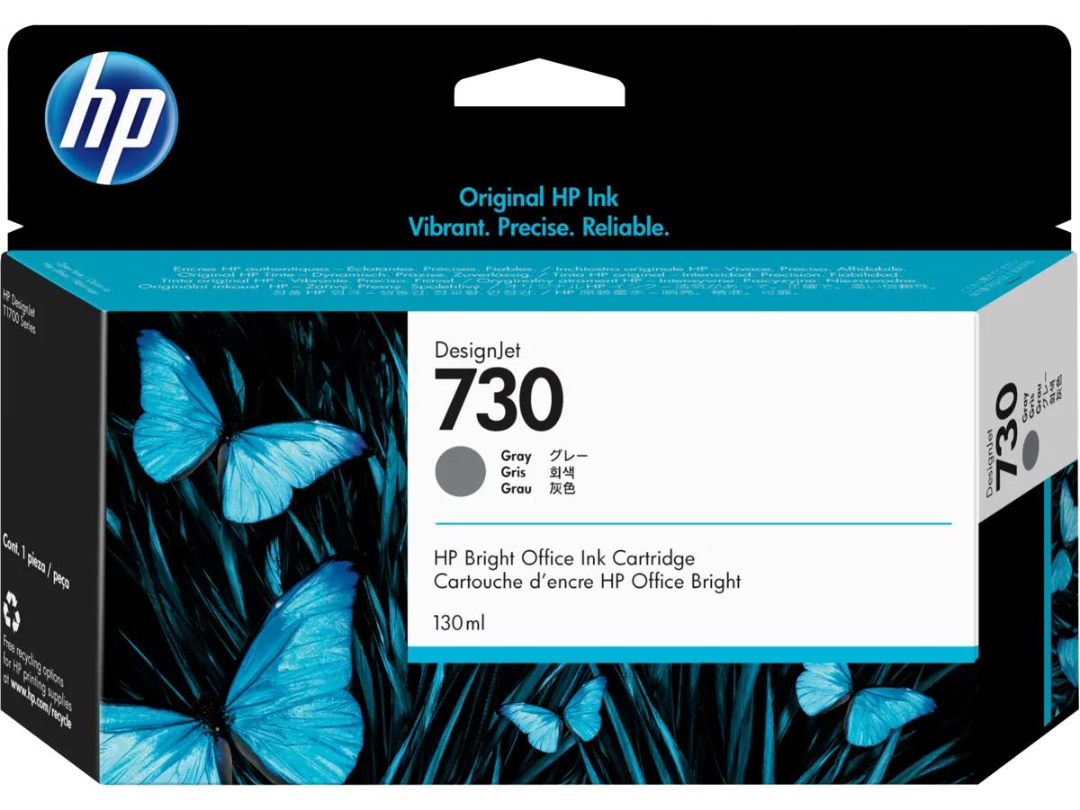 HP 730 / P2V66A Tinte grau