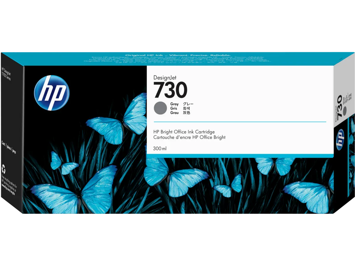 HP 730 / P2V72A Tinte grau