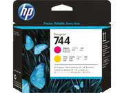 HP 744 / F9J87A Druckkopf magenta, gelb
