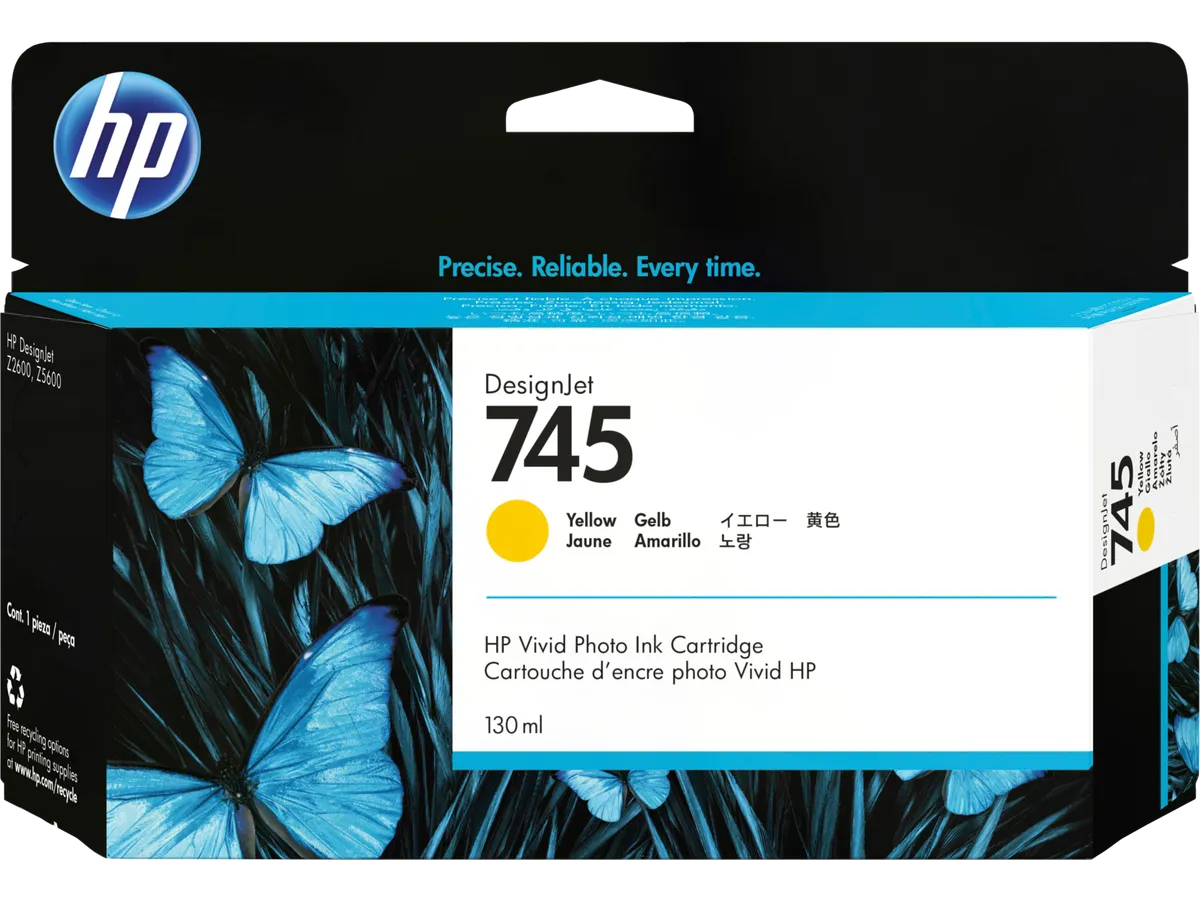 HP 745 / F9J96A Tinte gelb