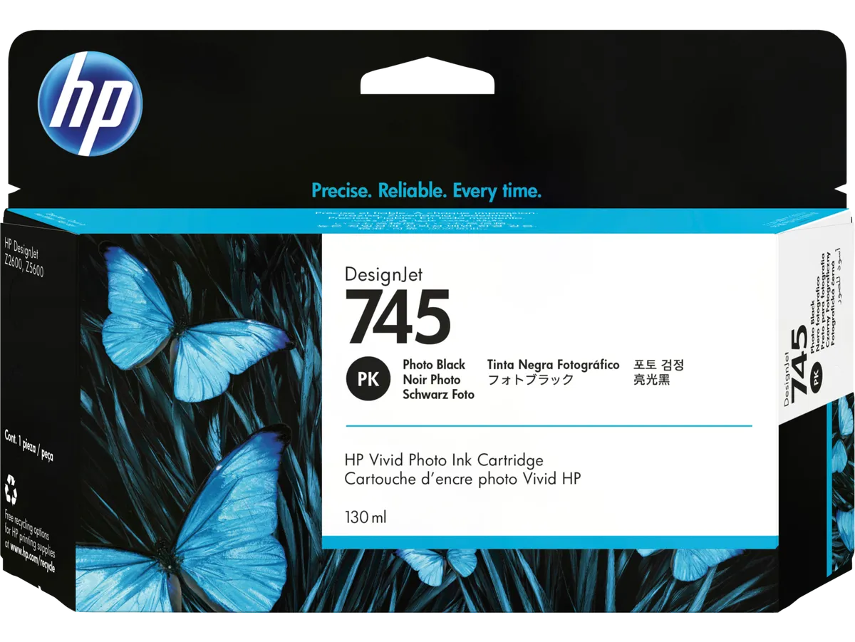 HP 745 / F9J98A Tinte schwarz