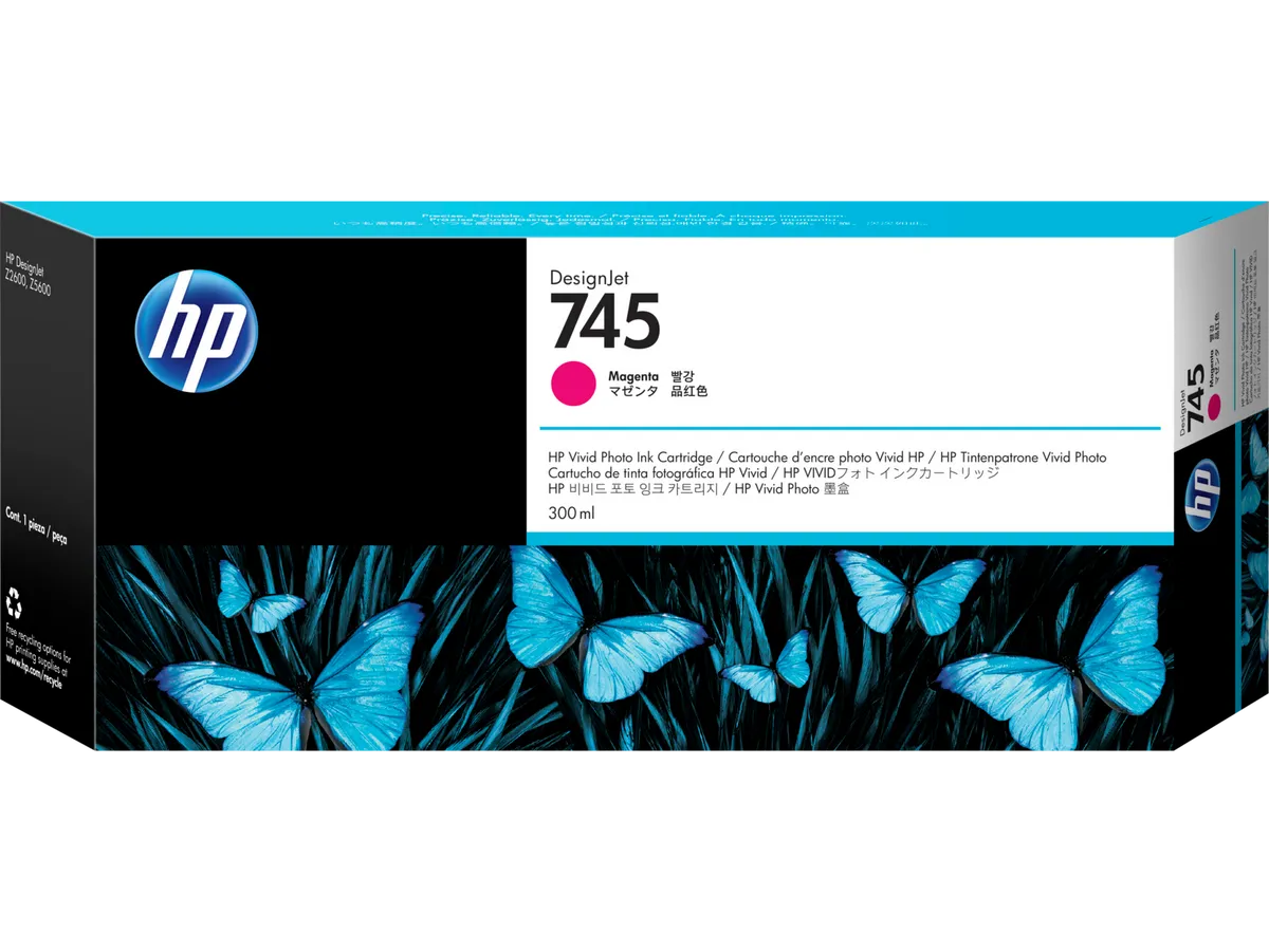 HP 745 / F9K01A Tinte magenta