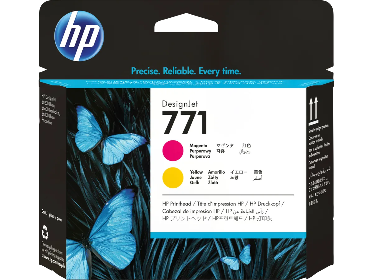 HP 771 / CE018A Druckkopf magenta, gelb