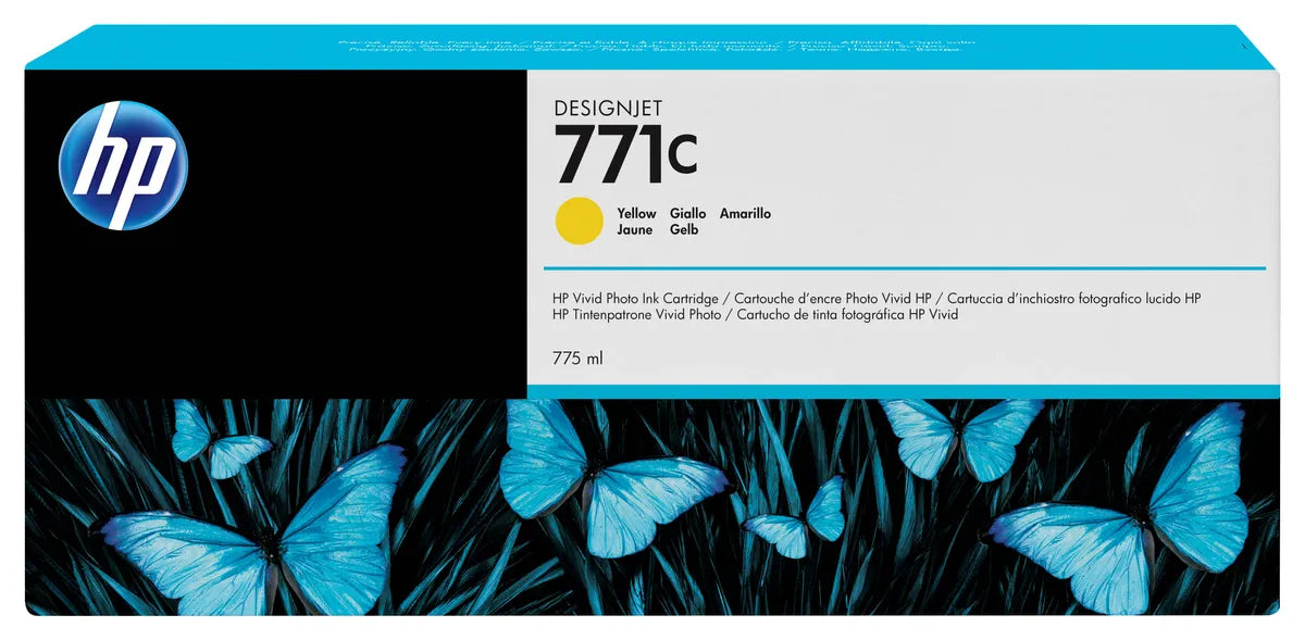 HP 771C / B6Y10A Tinte gelb