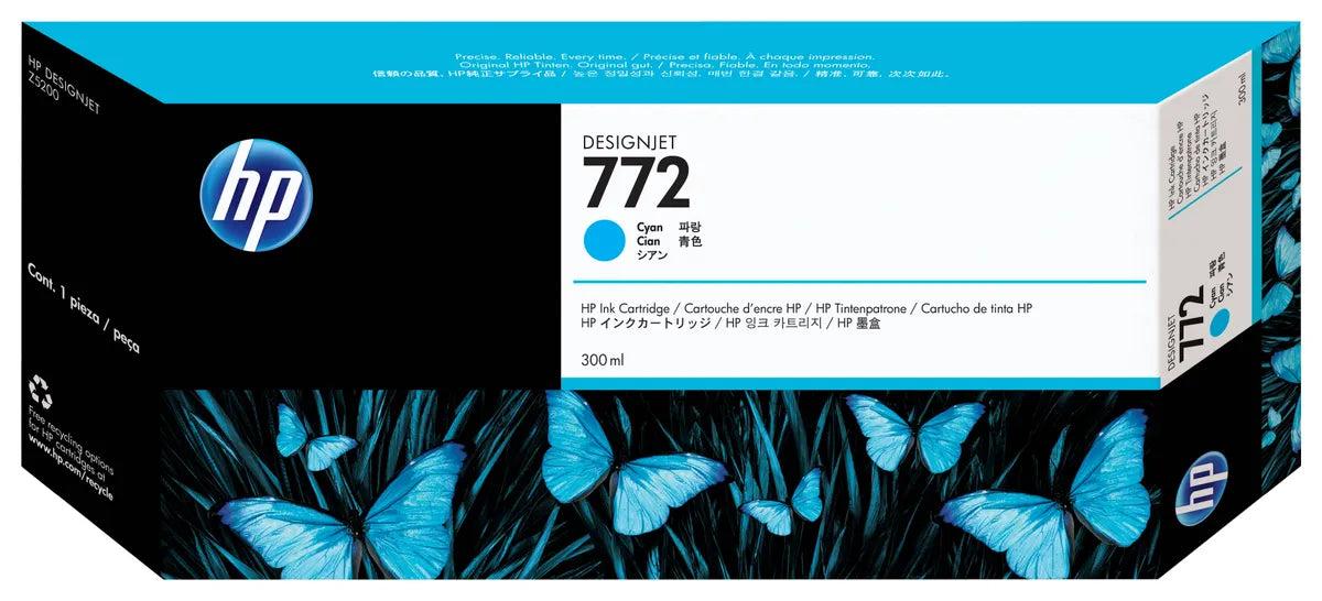 HP 772 / CN636A Tinte cyan