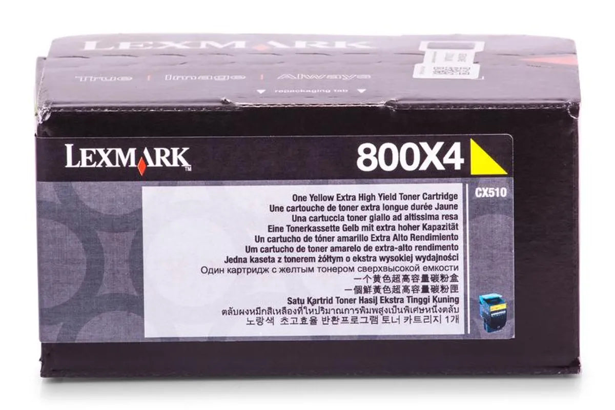 Lexmark 800X4 / 80C0X40 Toner gelb